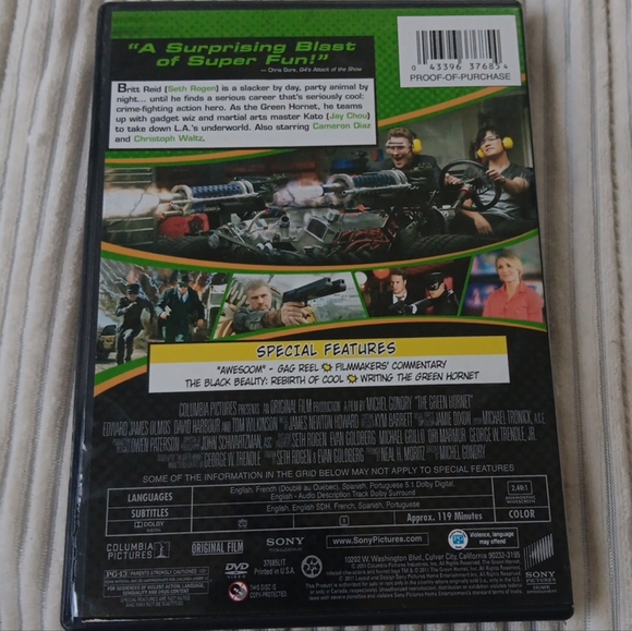 The Green Hornet DVD - Picture 2 of 4